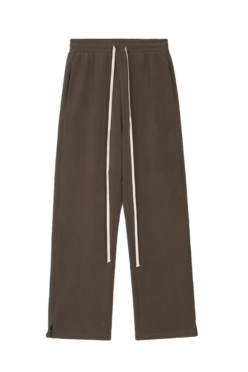 Slit Straight Sweatpants