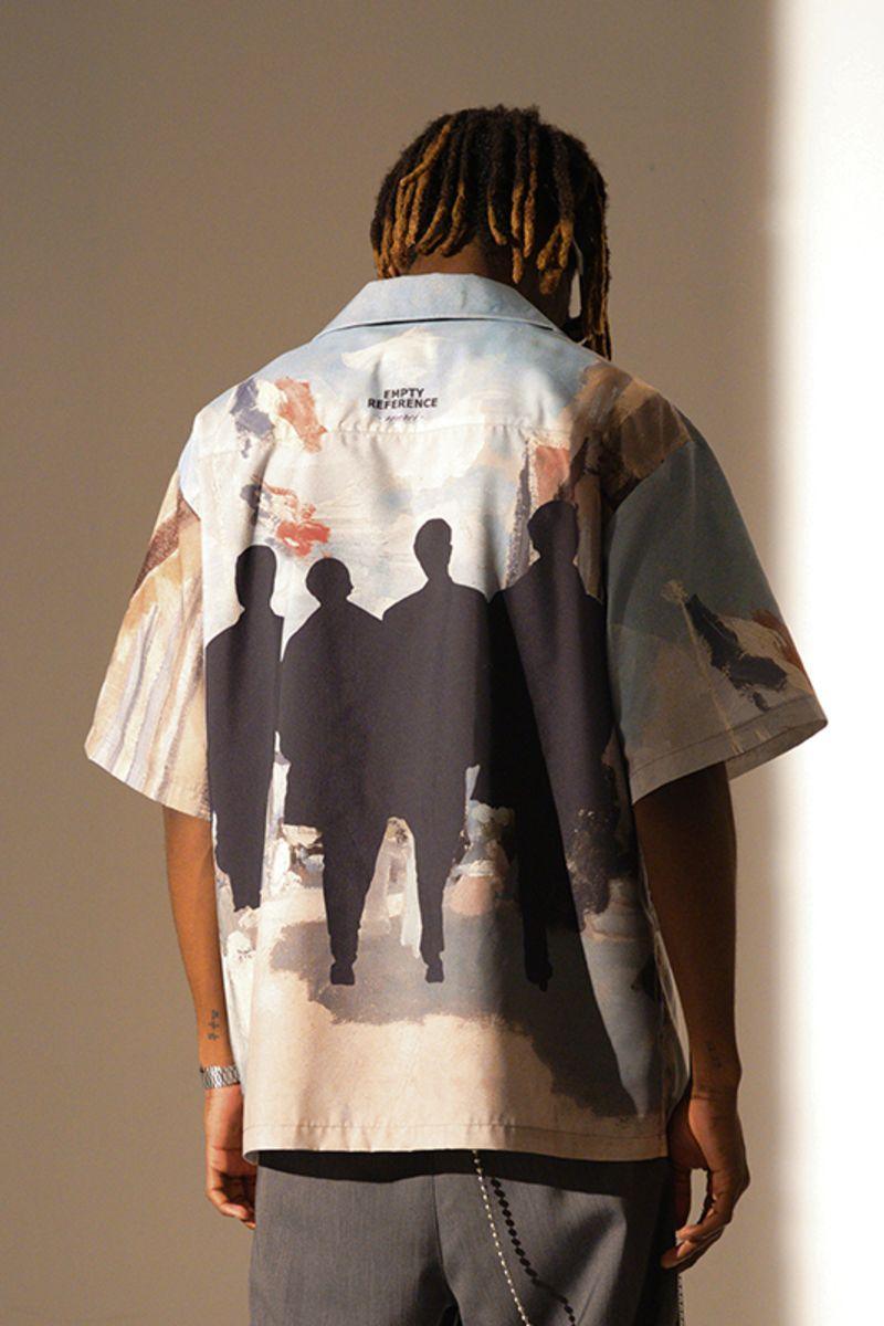 Empty Reference Silhouette Cuban Shirt