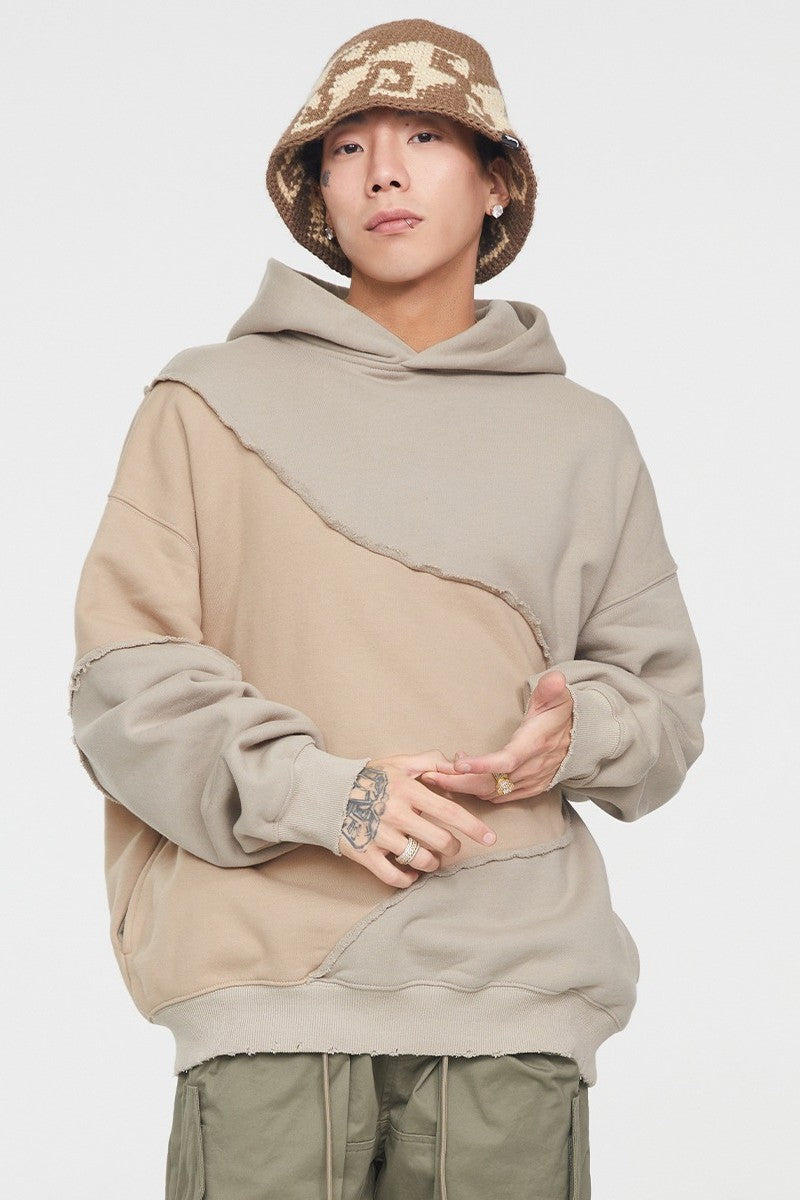 F2CE Irregular Stitched Hoodie