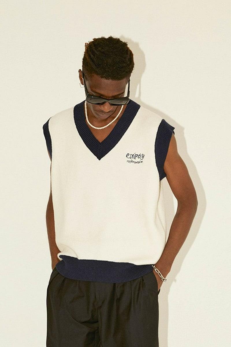 Empty Reference Logo Knit Vest