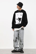 CZ Ink Washed Straight Trousers