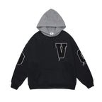 CZ Embroidered Loose Hoodie