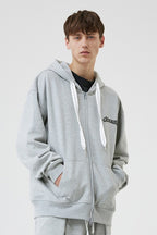 OO Friends Only Logo Foam Zip Up Hoodie