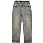OO Washed Logo Loose Jeans
