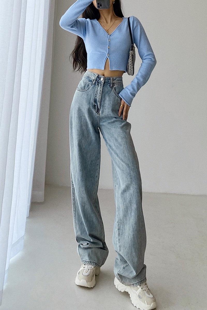 CZ Retro Washed Loose Jeans