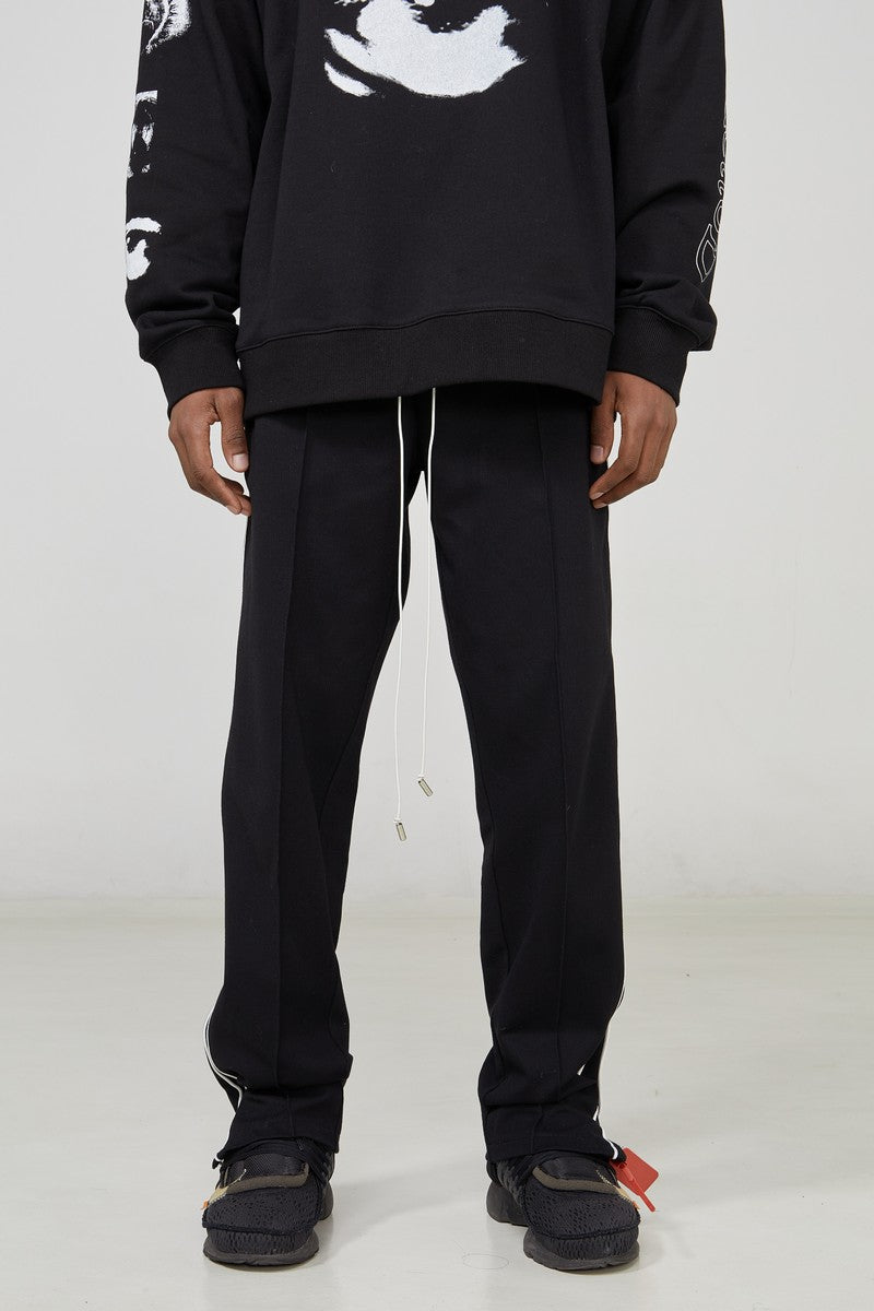 STEEPC Drawstrings Straight Casual Trousers