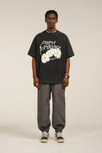 Empty Reference Smiley Logo Casual Pants