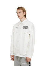Old Order Crocodile Pattern PU Leather Jacket