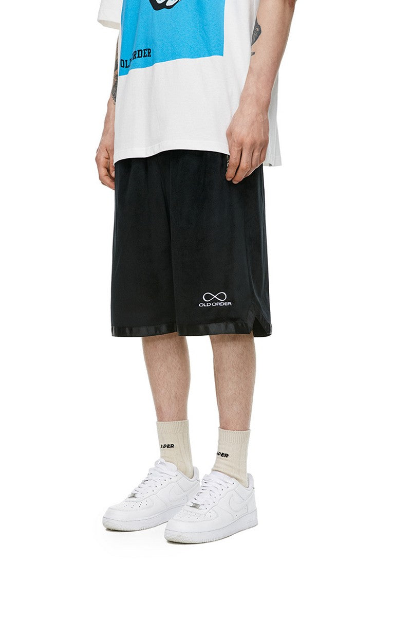 Old Order Velvet Logo Shorts