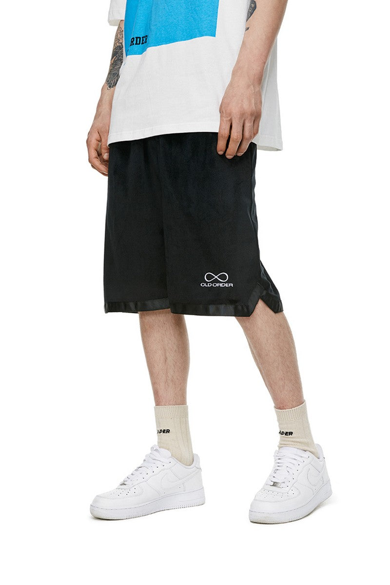 Old Order Velvet Logo Shorts