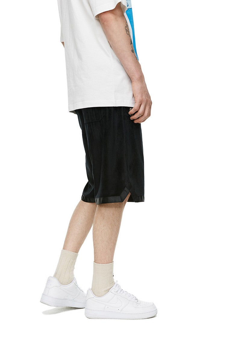 Old Order Velvet Logo Shorts
