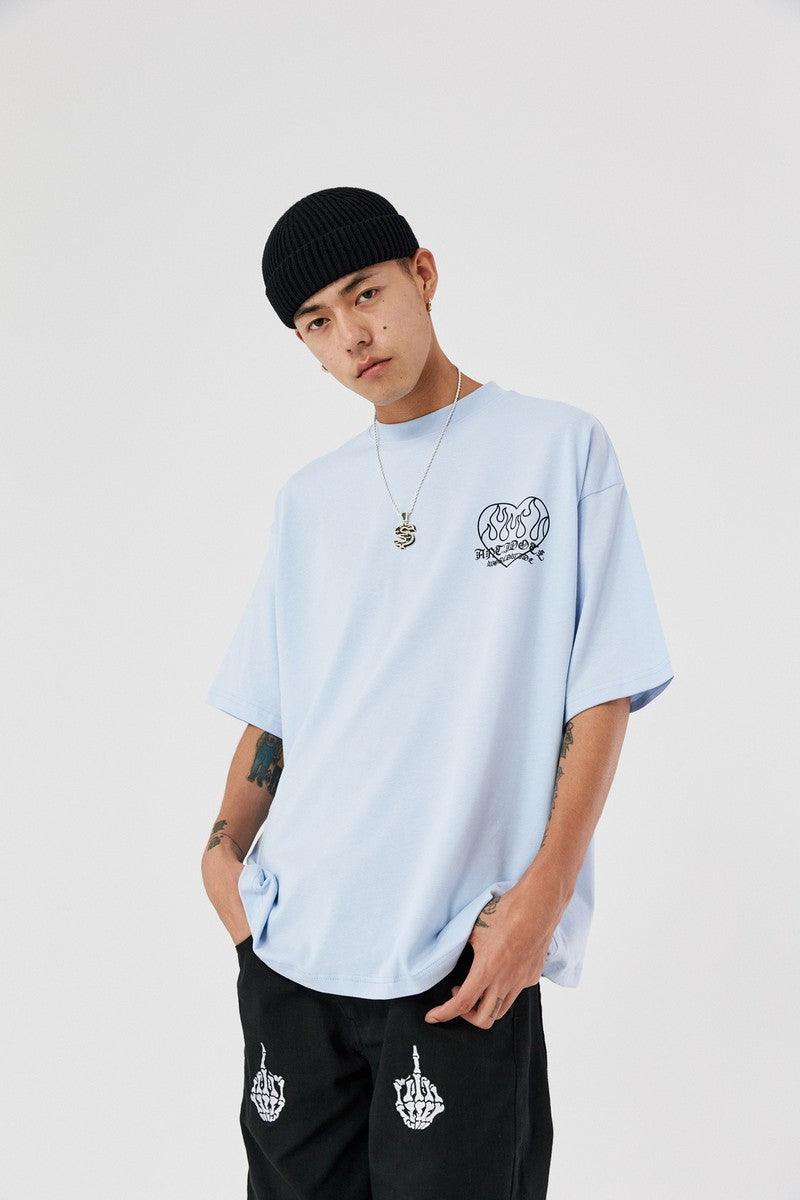 Antidote Flame Love Logo Print Tee