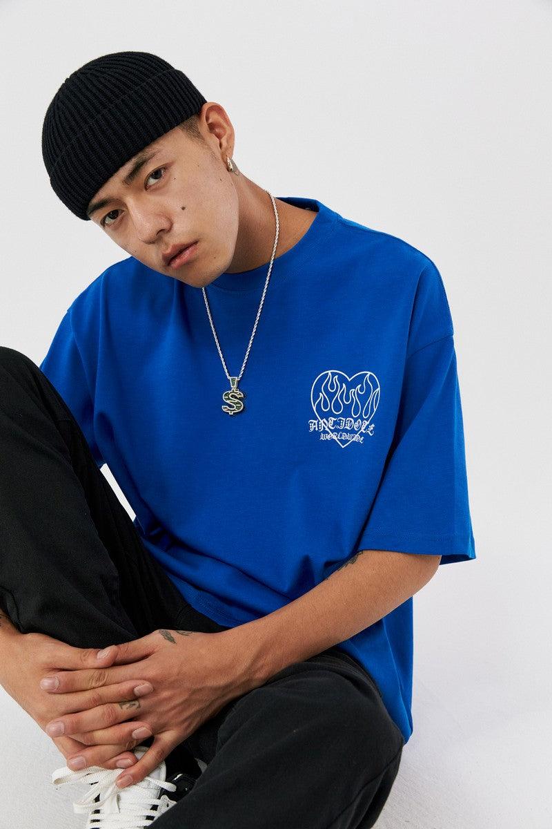 Antidote Flame Love Logo Print Tee