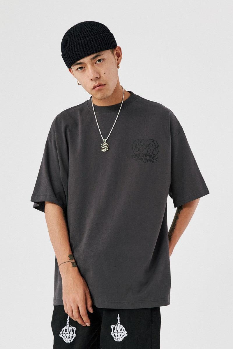 Antidote Flame Love Logo Print Tee