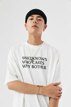 Antidote Why Bother Print Tee