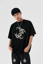 Antidote Skeleton Hands Print Tee