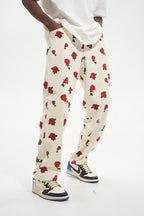HH Roses Printed Jeans - UK Only