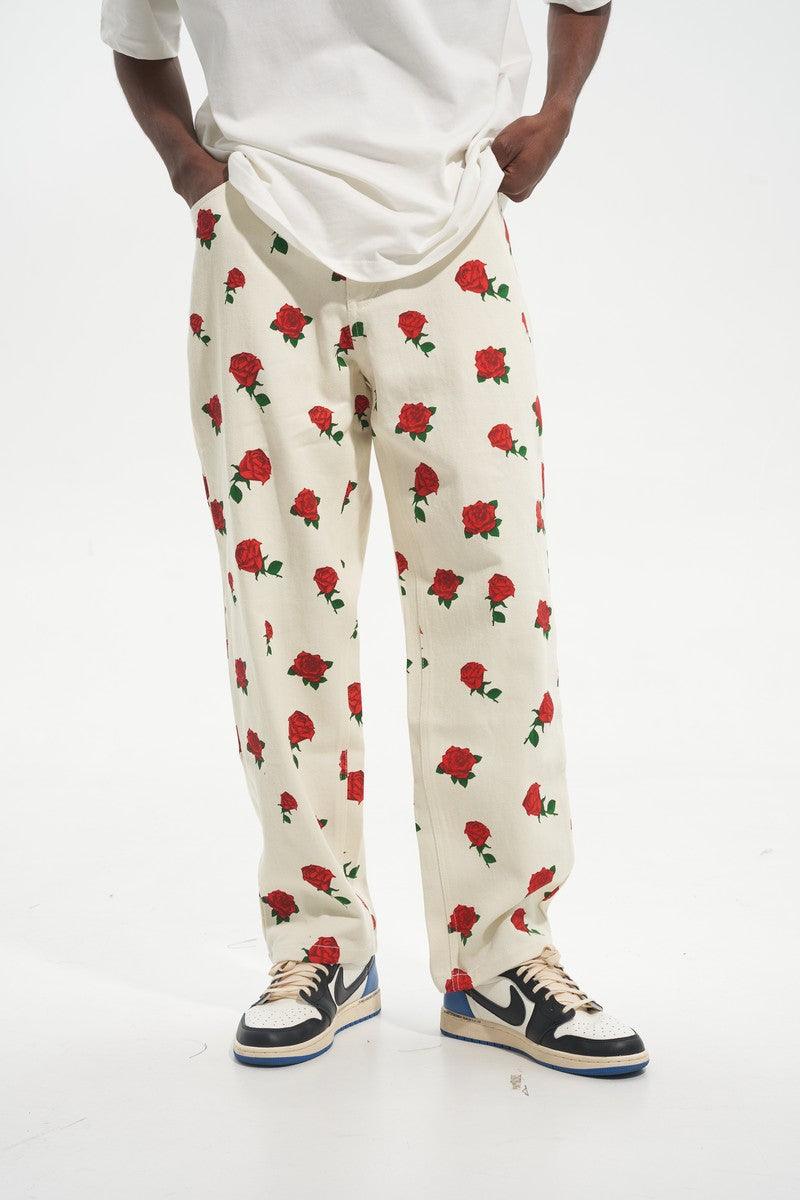 HH Roses Printed Jeans - UK Only