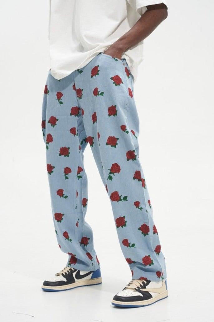 HH Roses Printed Jeans - UK Only