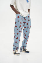 HH Roses Printed Jeans - UK Only