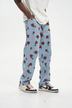 HH Roses Printed Jeans - UK Only