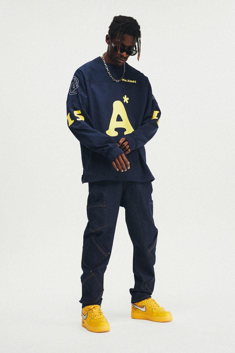 Multi Pocket Washed Jeans