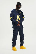 Multi Pocket Washed Jeans