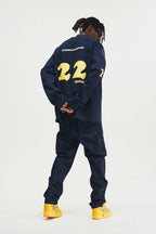 Multi Pocket Washed Jeans