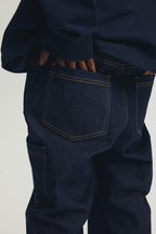 Multi Pocket Washed Jeans
