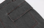 CZ Dark Washed Flared Jeans