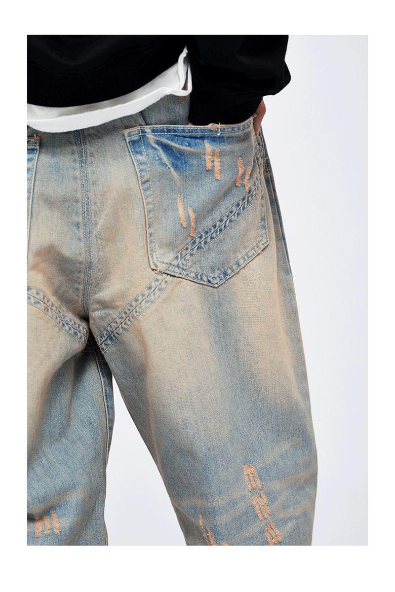 CZ Retro Ripped Jeans