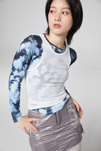 CZ Short Gray Skirt