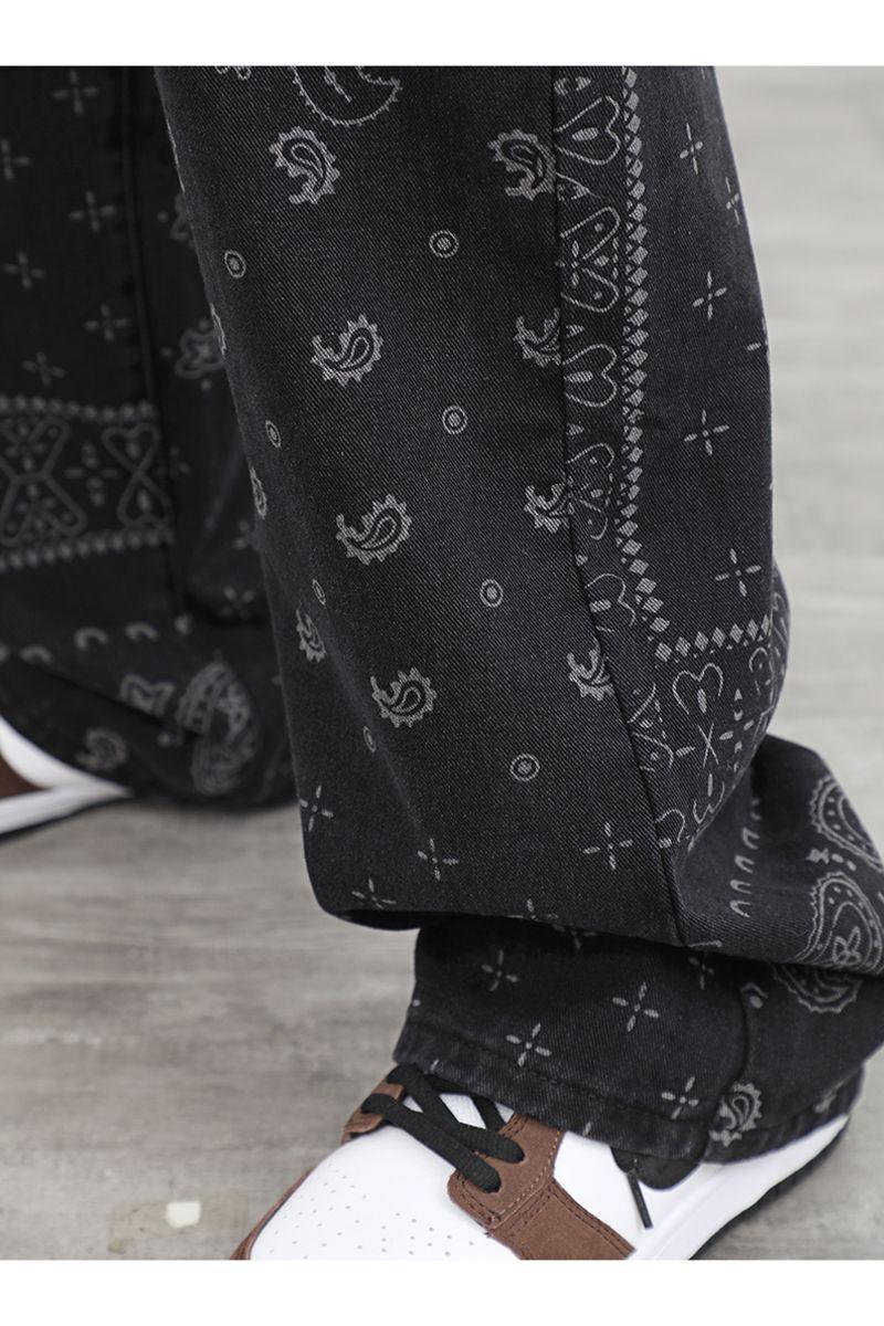 CZ Bandana Pattern Straight Trousers