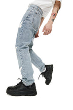 Old Order Embroidered Butterflies Washed Jeans