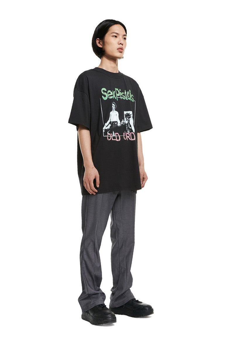 Old Order Basic Suit Flared Trousers