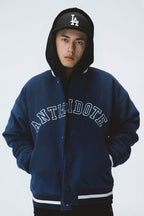 Antidote Embroidered Logo Baseball Jacket