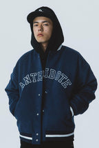 Antidote Embroidered Logo Baseball Jacket