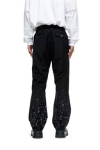 Old Order Splash Ink Flared Trousers