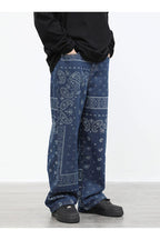 CZ Bandana Pattern Straight Trousers