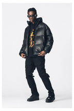 Antidote PU Leather Down Jacket