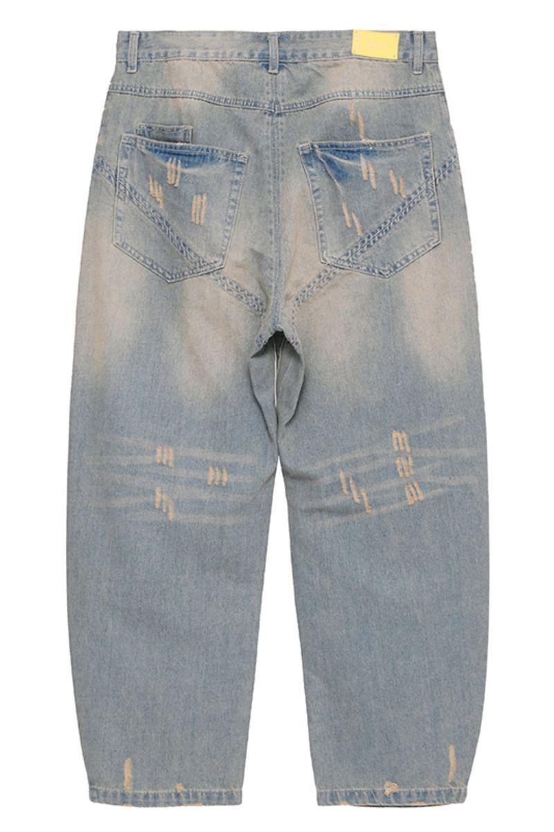 CZ Retro Ripped Jeans