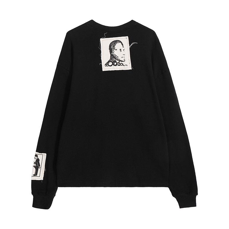 CZ Dark Patches Sweater