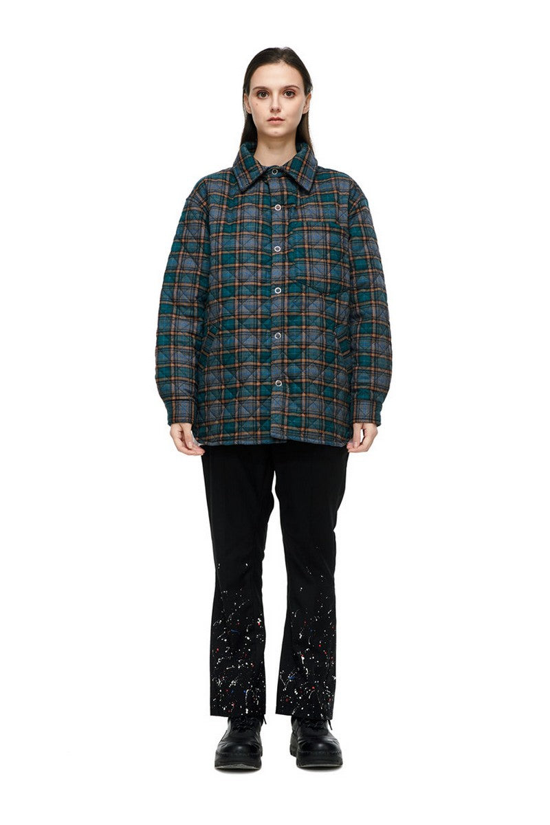 Old Order Splash Ink Flared Trousers