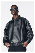 Antidote WTF Logo PU Leather Jacket