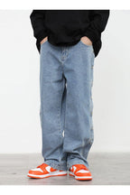 CZ Washed Button Jeans