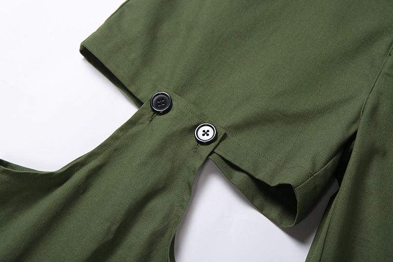 CZ Button Asymmetrical Cargos