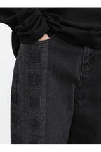 CZ Bandana Retro Loose Jeans - UK Only