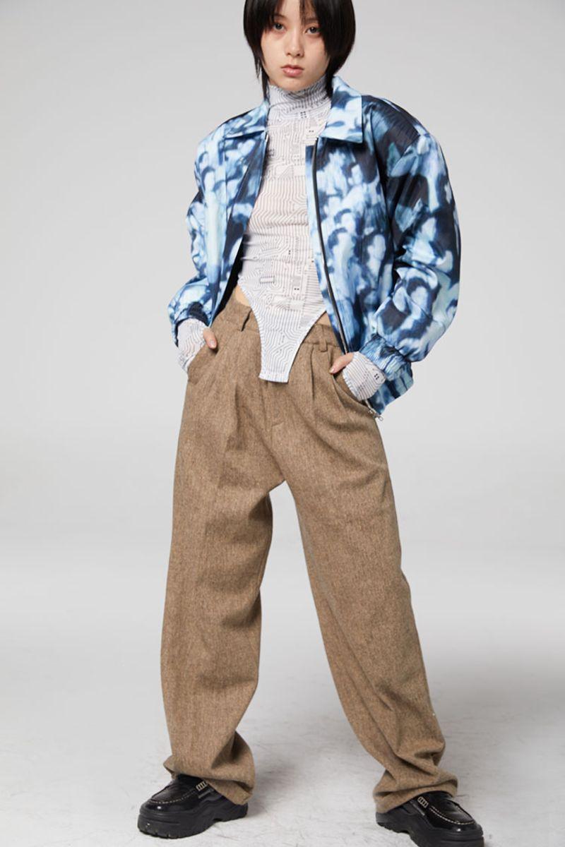 CZ Faces Printed Pilot Jacket