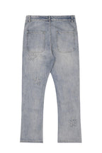 CZ Stars Patches Flared Jeans - UK Only