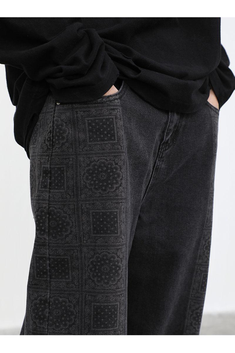 CZ Bandana Retro Loose Jeans - UK Only